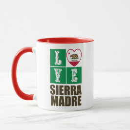 Taza Sierra Madre Corazón de Bandera de la República de