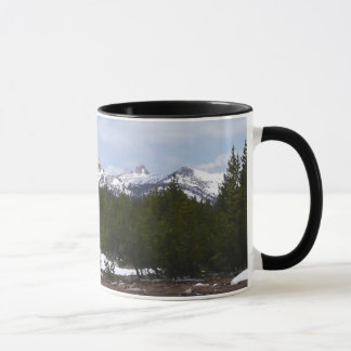 Taza Sierra Nevada y nieve en Yosemite