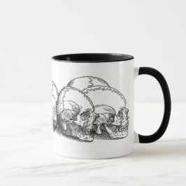 Taza Siete cráneos vintage