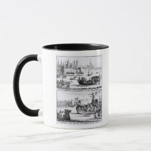 Taza Siete obispos van a la torre, 1688
