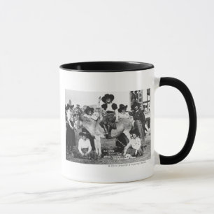 Taza Siete vaqueras del rodeo jocosamente que presentan