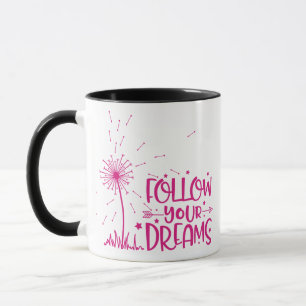 Taza SIGA SUS SUEÑOS - diente de león