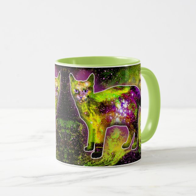 Taza Sigma de gato cósmico (Anverso derecho)