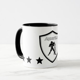Taza signo de Acuario