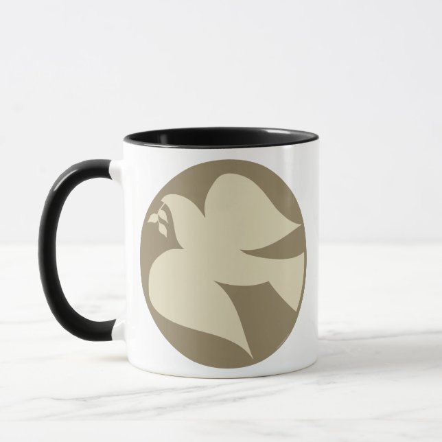 Taza Signo de paloma de paz (Izquierda)