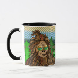 Taza Signo de paz de Sasqautch | Squatcher certificado
