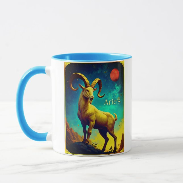 Taza Signo zodiacal Aries el Carnero (Izquierda)