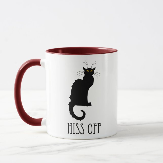 Taza Silbido del gato divertido (Izquierda)