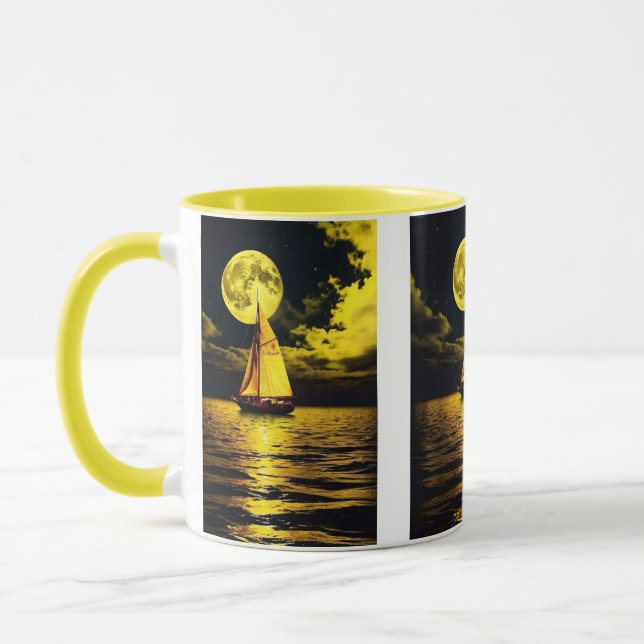 Taza Silencio De La Luna. (Izquierda)