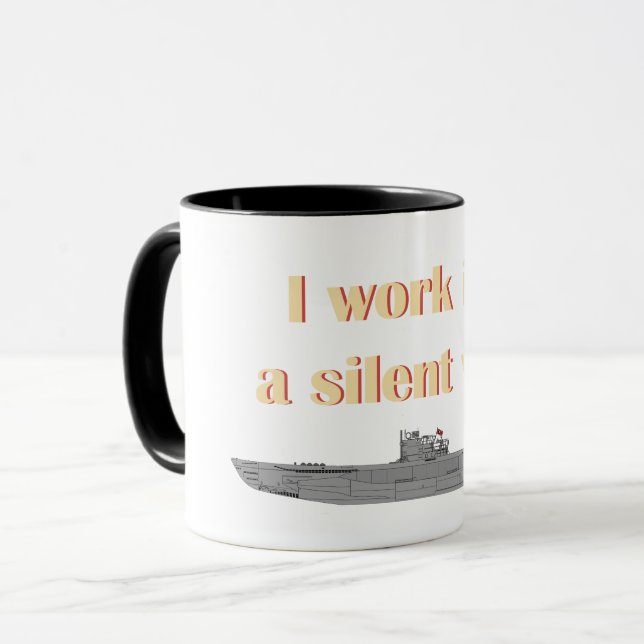 Taza Silenciosos submarinos alemanes Introvert (Anverso izquierdo)