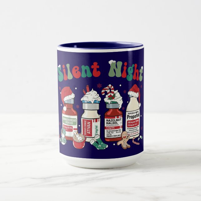 Taza Silent Night – Sedative-Inspired Christmas Design (Centro)