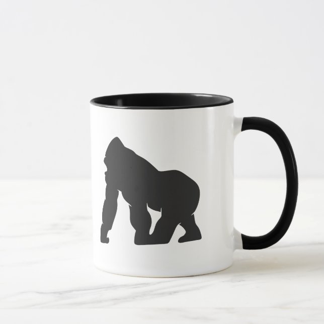 Taza Silhouette de gorila (Derecha)