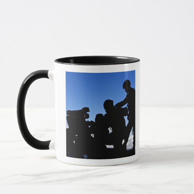 Taza Silhouette de soldados (Izquierda)