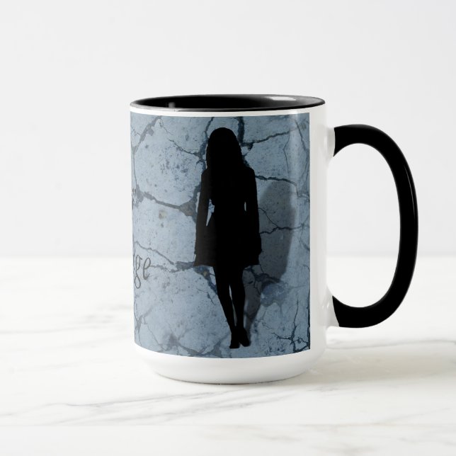 Taza Silhouette de una mujer (Derecha)