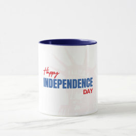 Taza Silhouette Feliz Día de la Independencia