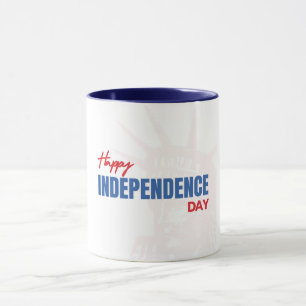 Taza Silhouette Feliz Día de la Independencia