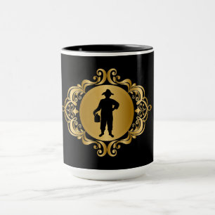 Taza Silhouette negra de Moonshiner Mug
