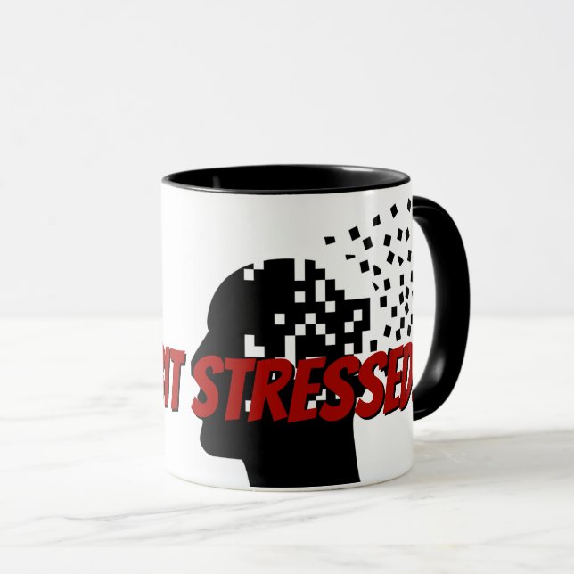 Taza Silhouette Stress Head y Cita (Anverso derecho)