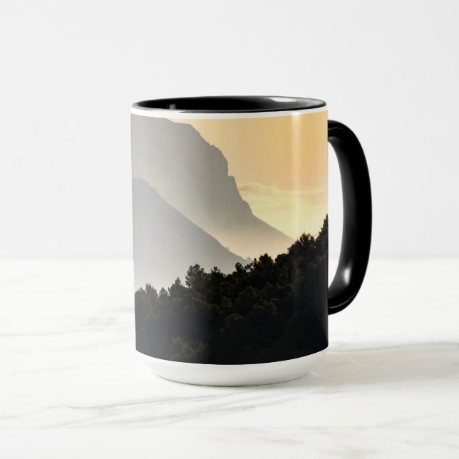 Taza Silhouettes de las montañas (Anverso derecho)