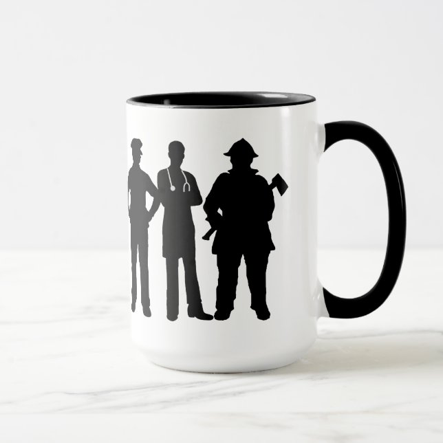 Taza Silhouettes Name Mug (Derecha)