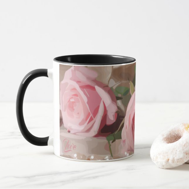 Taza Silken Rosa (Con donut)