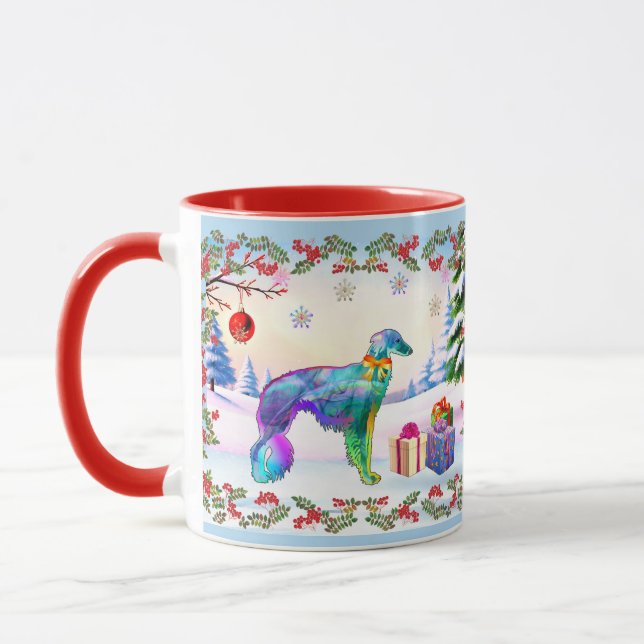 Taza Silken Windhound Navidad (Izquierda)