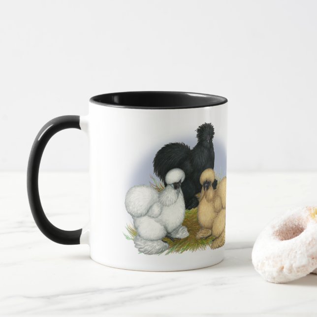 Taza Silkie Trio (Con donut)