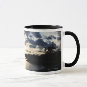 Taza Silueta costera en el condado Kerry, Irlanda
