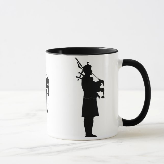 Taza Silueta de gaitero (Derecha)