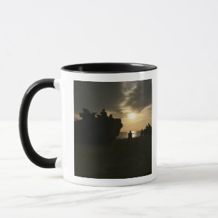 Taza Silueta de infantes de marina