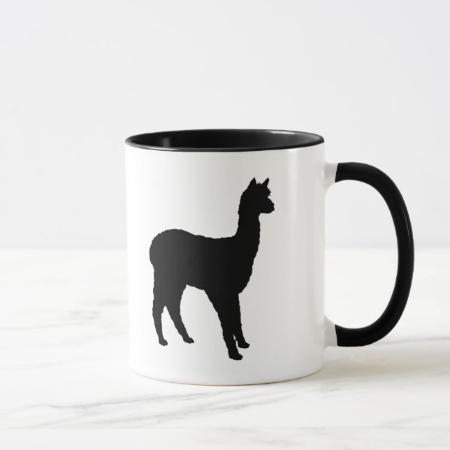 Taza Silueta de la alpaca (Derecha)