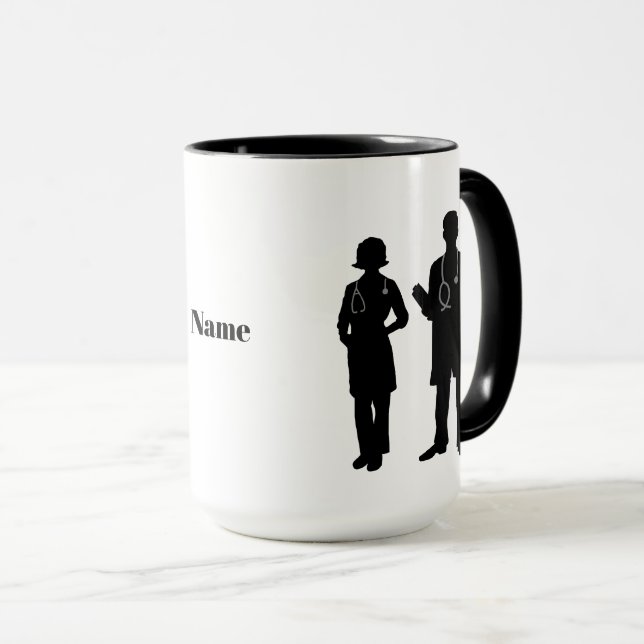 Taza Silueta de Médicos (Anverso derecho)