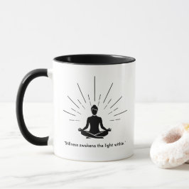 Taza Silueta de Meditación Radiante