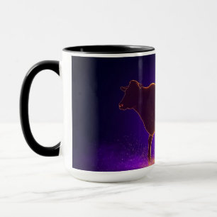 Taza Silueta de vaca divina   Govardhan Puja Espiritual