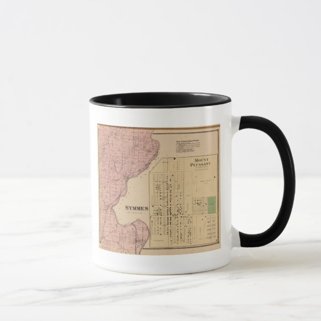 Taza Simboliza Mt Agradable, Ohio (Derecha)