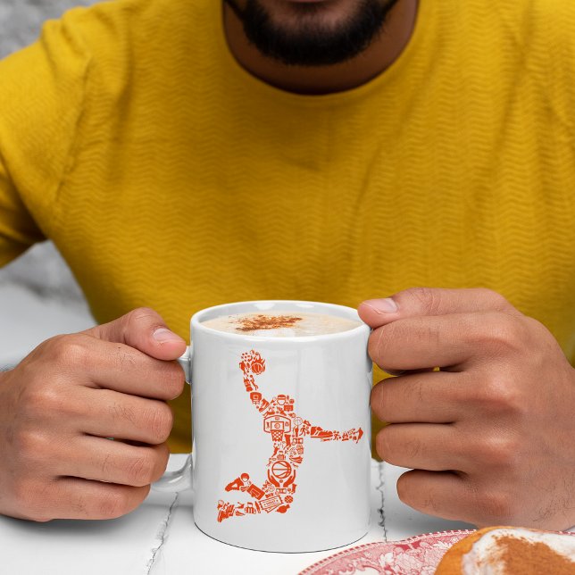 Taza Símbolo de aros de baloncesto (Subido por el creador)