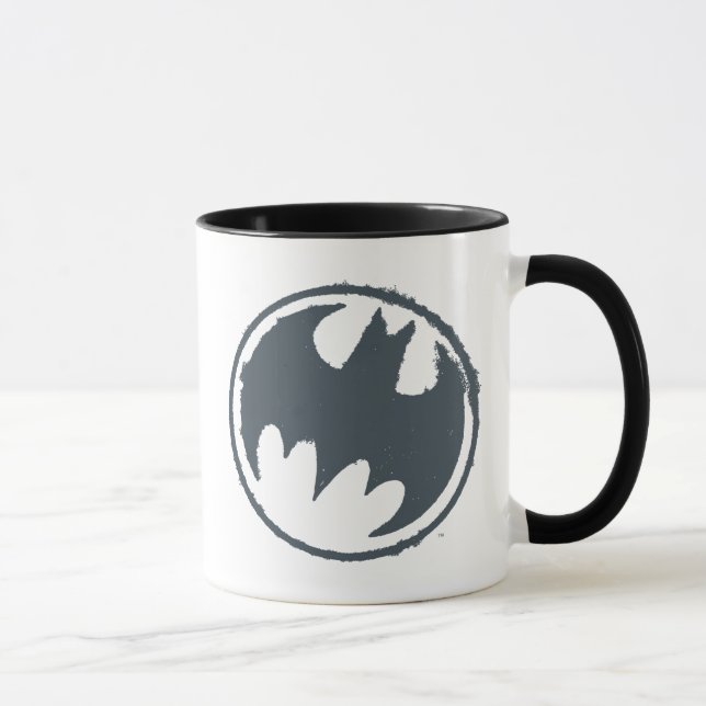 Taza Símbolo de Batman | Logo gris (Derecha)