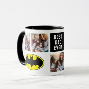 Taza Símbolo de Batman   Mejor Collage de fotos de papá