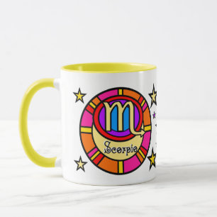 Taza Símbolo de escorpio zodiaco Mug