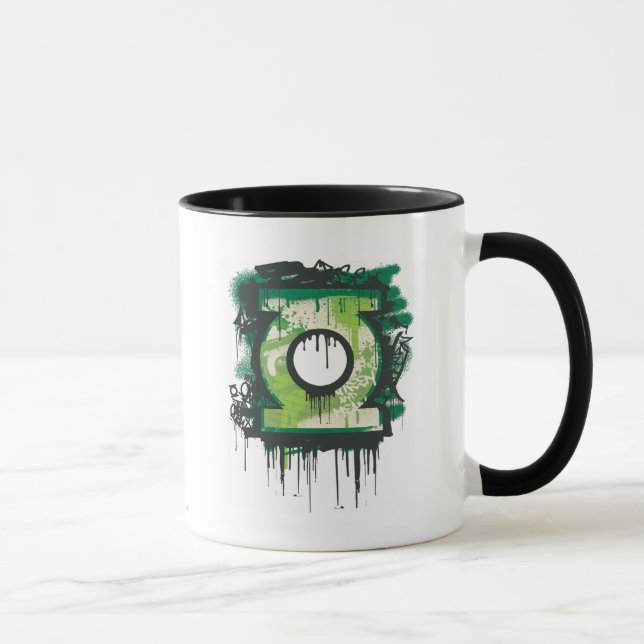 Taza Símbolo de graffiti verde (Derecha)