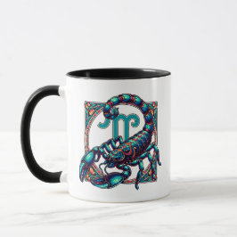 Taza Símbolo de Horóscopo Escorpio