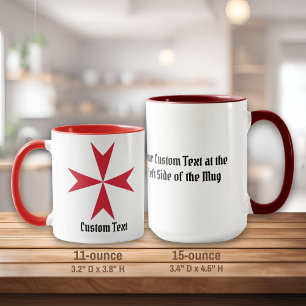 Taza Símbolo de la Cruz de Malta