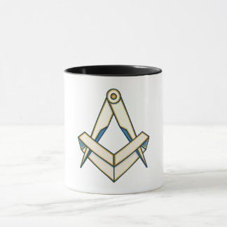 Taza símbolo de la masonería origami