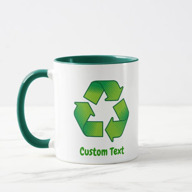 Taza Símbolo de reciclaje (Izquierda)