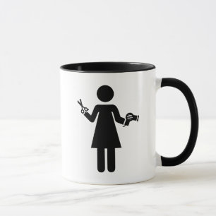 Taza Símbolo del peluquero