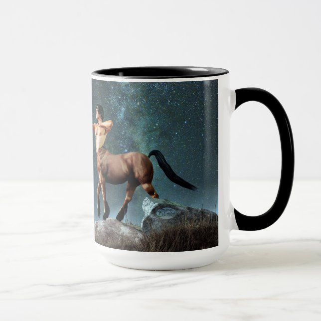 Taza Símbolo del zodiaco del sagitario (Derecha)