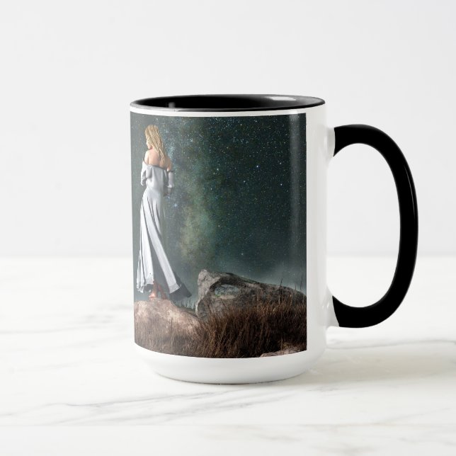 Taza Símbolo del zodiaco del virgo (Derecha)