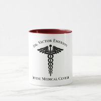 Símbolo médico del Caduceo Mug personalizado