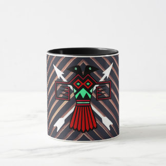 Taza Símbolo nativo estadounidense de Thunderbird Petro