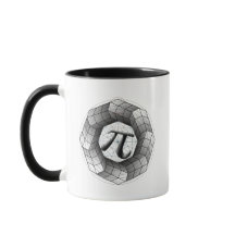 Símbolo Pi Ilusión Óptica Mug - Amante De Regalo D